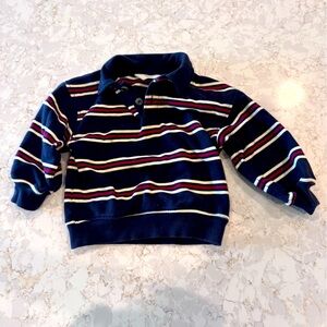H&M Kids Polo with Multicolor Stripes, 2T